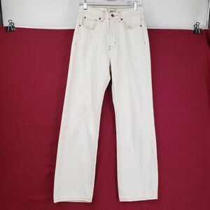 BDG Jeans Womens 27 Off White Cowboy Jean Straight Leg Urban Outfitters Denim